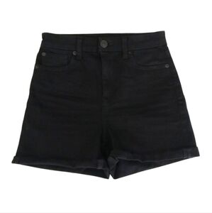 American Eagle High-Rise Black Shorts